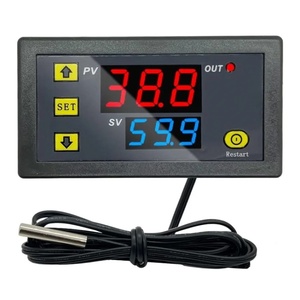 Controlador de temperatura digital W3230, regulador de termostato con pantalla LED de 12V, 24V, 20A, con instrumento de control de calor/refrigeración