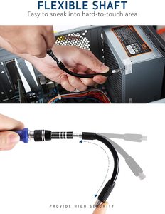 <strong>63</strong> in 1 Precision Magnetic Driver Electronics Repair <strong>Tool</strong> <strong>Kit</strong> Steel Handle Screwdriver Set for iPhone &amp; Tablet OEM Customizable - Product Image 3