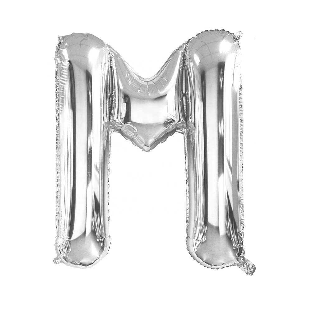 Palloncino M argento
