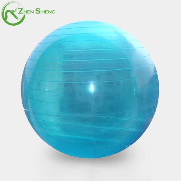 Zhensheng bola de exercício de academia, transparente, yoga