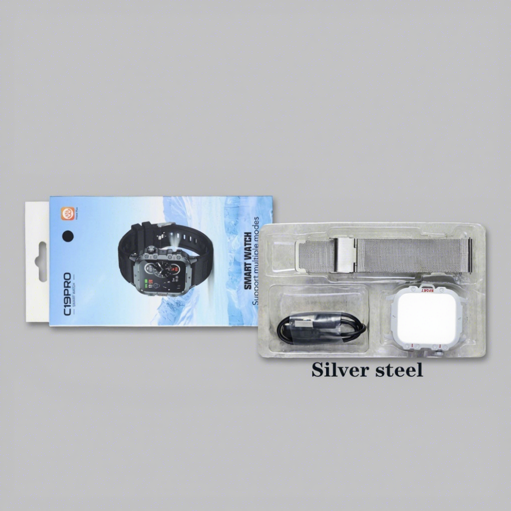 Acero plateado + silicona