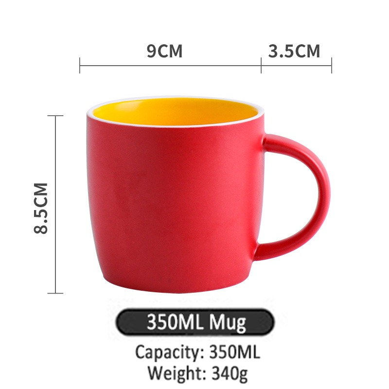 Mug Red Yellow