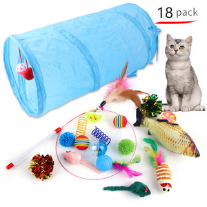 หนูแมวจำลองแบบผ้ากำมะหยี่สำหรับเล่นในบ้านแมวลูกแมว - Product Image 3