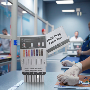 Kötüye kullanım tarama patolojik analiz ekipmanları ilaç için çoklu ilaç hızlı THC AMP COC testi manuel plastik hızlı testler - Product Image 2