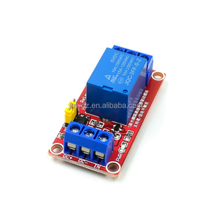 Stock 1 canale 5V 12V 24V modulo relè scheda rossa optoaccoppiatore isolamento uscita modulo relè Trigger alto basso livello