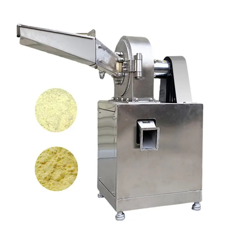 Molinillo de harina de maíz de acero inoxidable Máquina trituradora de maíz comercial Molino de harina de yuca