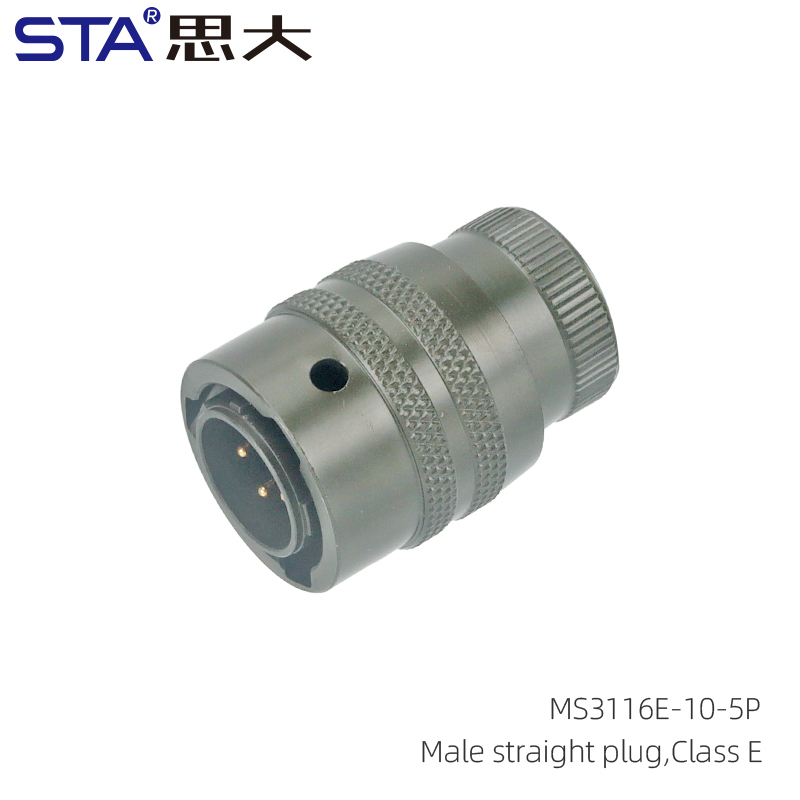 MS3116-10-5P Male straight plug,Class E