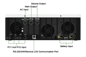 ハイブリッドMPPTインバーターオングリッド10KW10.2KWWIFI機能インバーターソーラー2 PV入力デュアル出力 - Product Image 5