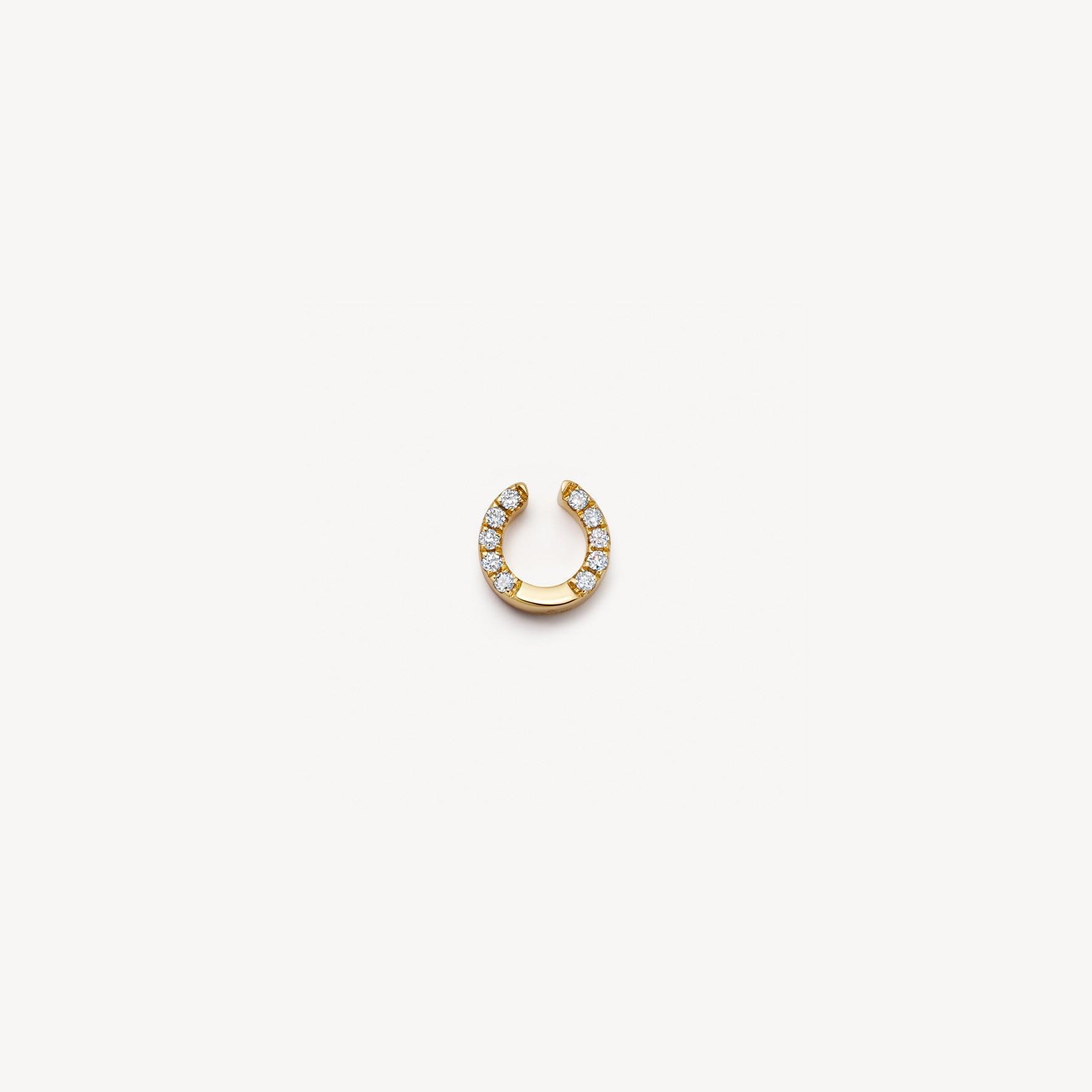 U-shaped horseshoe accessories gold