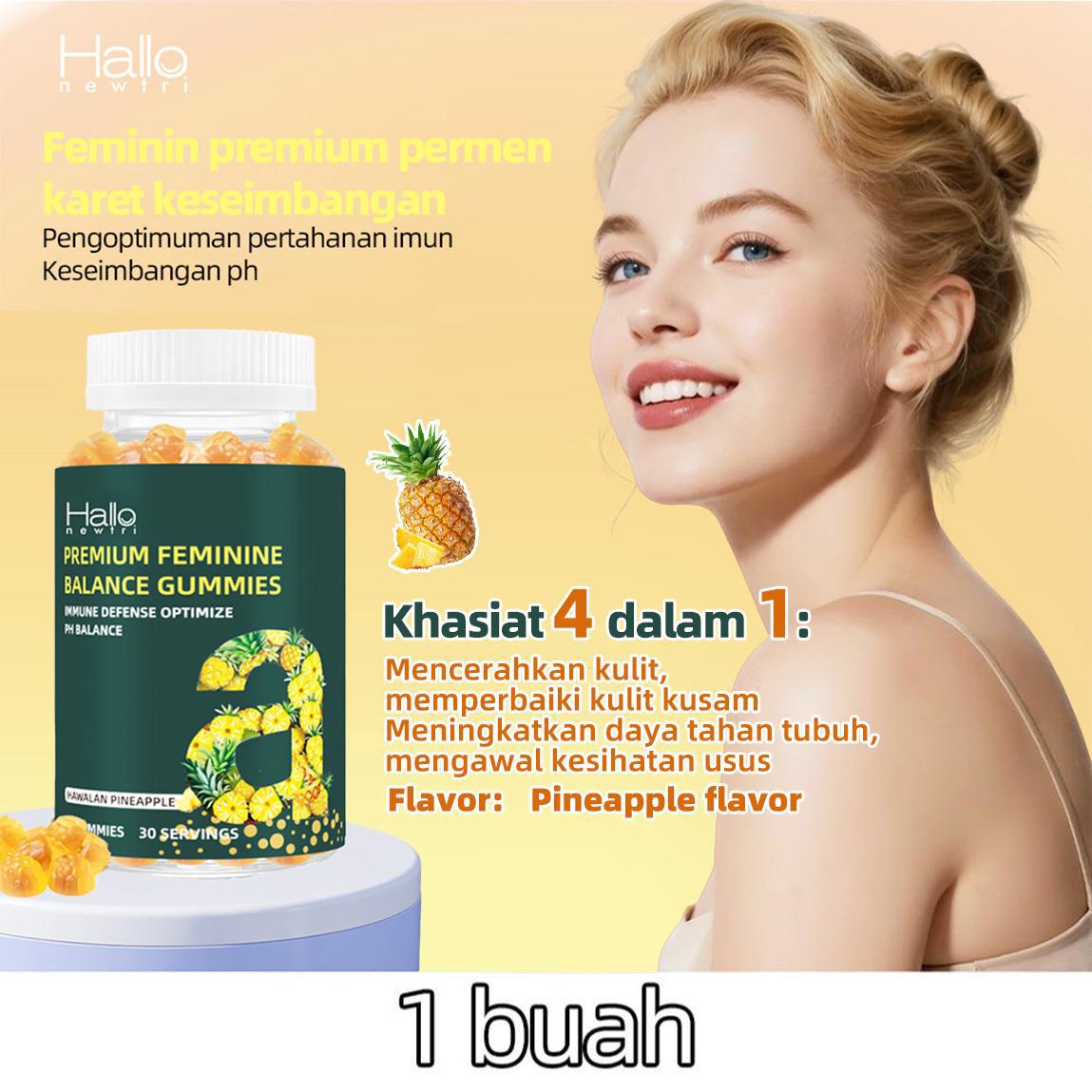 Gummies féminins Rasa Nenas (Khasiat 4 en 1)