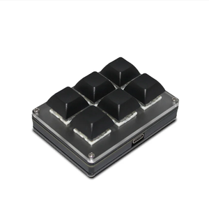 Teclado personalizado inalámbrico de 6 teclas 2,4G USB Bt Modo triple Botones intercambiables en caliente Personalización de teclas - Product Image 1