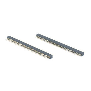 Round Hole Pin <strong>Header</strong> with 1.778mm Pitch H3.0 <strong>Headers</strong> Single Row 2-100pin 180 Degrees Straight Insert Connector