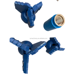 Broca de arrastre escalonada de 4 pulgadas y 3 alas para perforación de pozos de agua - Product Image 4