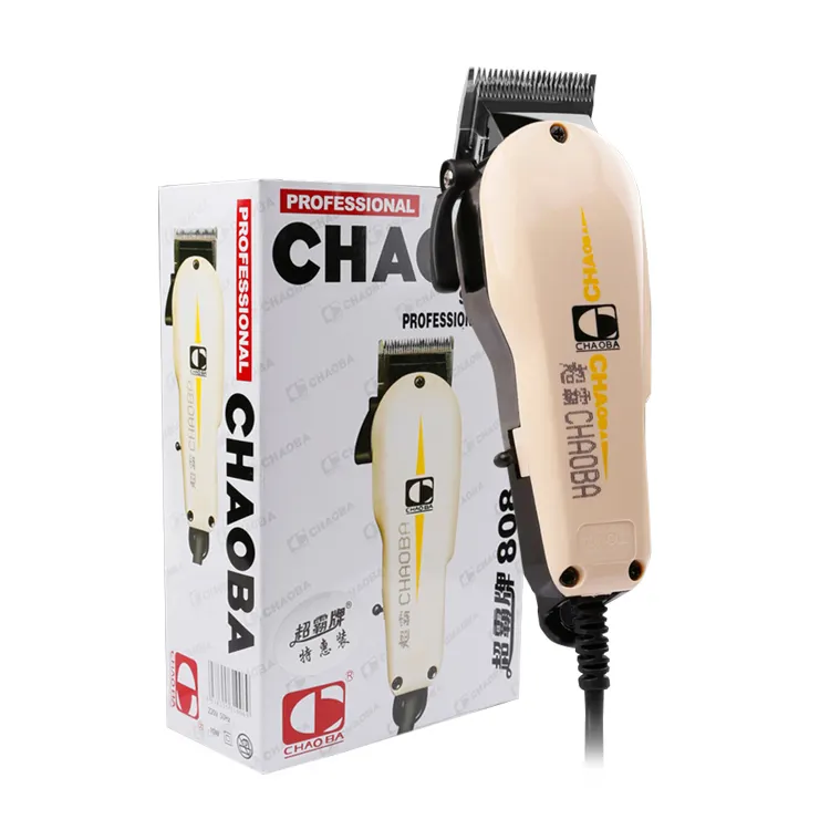 Chaoba 808 High Quality Salon Barber Professional Electric Hair Trimmer OEM Electric Household Hair Clippers