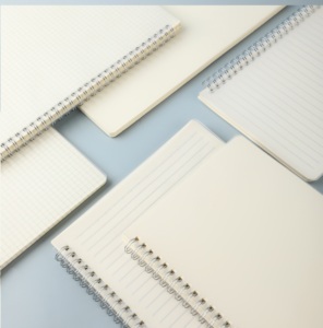 Wholesale Spiral Binding Matte PP Cover Journal <strong>Note</strong> Book Grid <strong>Notebook</strong> <strong>With</strong> Custom Print - Product Image 4