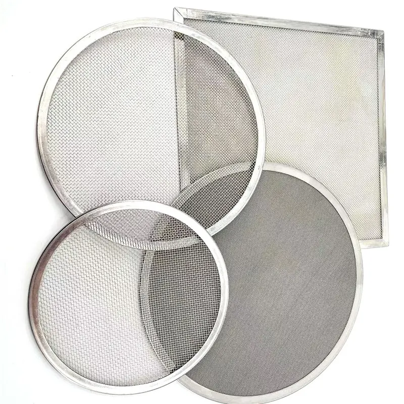 Disque filtrant en treillis métallique en acier inoxydable 10 30 50 100 125 150 microns pour filtres