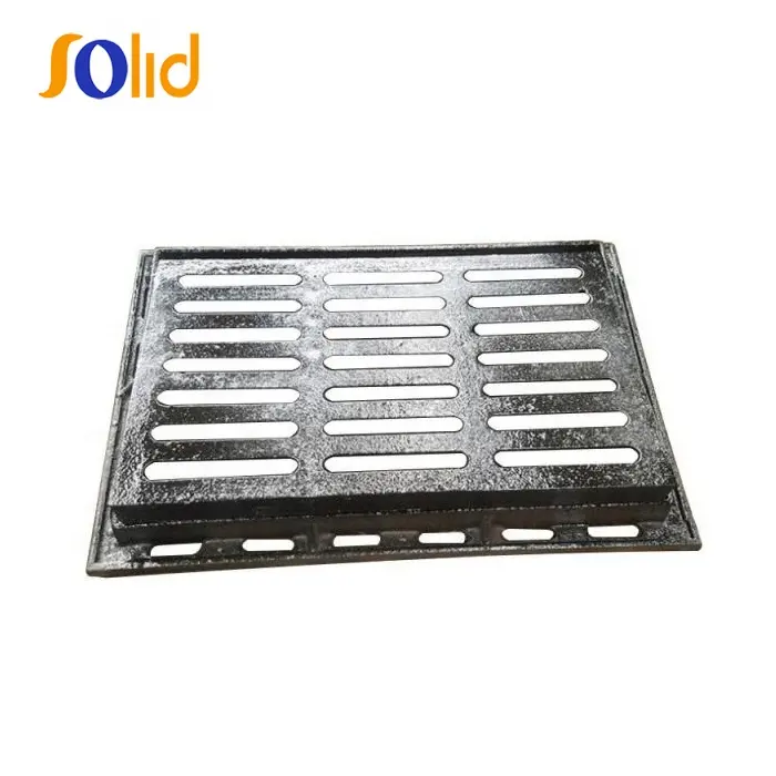 Metal Grate Ductile Cast Iron Road Drainage Gully Grates and Frame for garage road