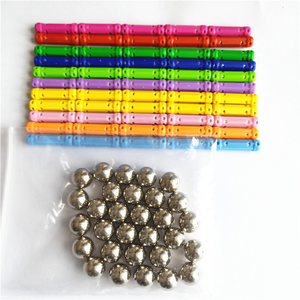 160 Cái Gậy Và Quả Cầu Pha Lê Từ Tính Dụng Cụ Thủ Công Giáo Dục Từ Tính Bộ Lắp Ráp Smartmax - Product Image 5