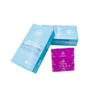 OEM Safe & Enhanced Male Rubber Kondom Glatter Natur latex mit glatter Textur Plain Style - Product Image 5