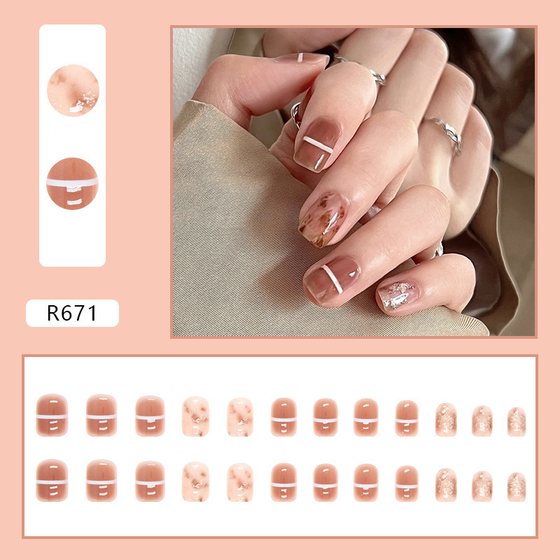 R671 ชาแช่แข็ง กาวกาแฟสีน้ำตาล