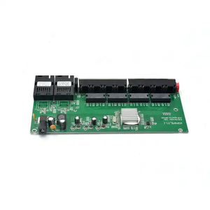 Wanglinkギガビットファイバーメディアコンバーター8ポートRJ45、2ポート10/100/1000M SCファイバーRPOEスイッチPCBAボード、VLAN付き - Product Image 5