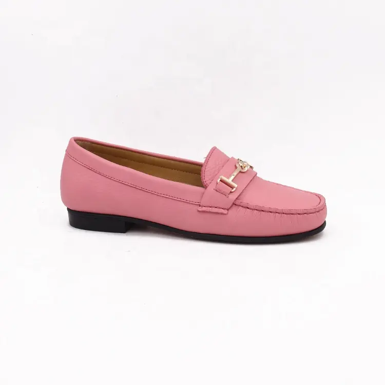 الراقي لينة الوردي جلدية أحدث تصميم مكتب سيدة الأخفاف السيدات حذاء كاجوال لإندونيسيا غرامة الأحذية مخازن