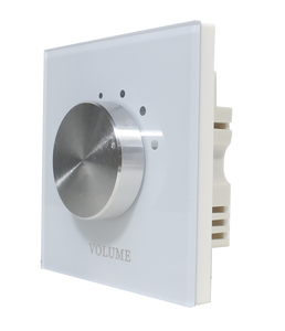 Control de volumen de entrada de fuente estéreo de doble canal para el hogar inteligente de 5 pasos, para amplificador y altavoz de montaje en pared, 1 unidad - Product Image 2