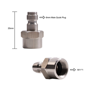 N2O azot oksit dolum dolum adaptörü istasyonu için hızlı bağlantı kesme M11 * 1 iplik ile silindir bağlanmak - Product Image 3