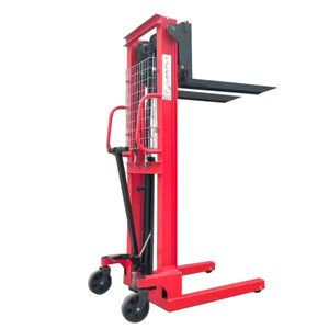 Manual Hydraulic Forklift 1 Tons 1.6 Meters Stacker Small <strong>Loading</strong> <strong>and</strong> <strong>Unloading</strong> Truck Hand Push Forklift <strong>Lift</strong> - Product Image 2
