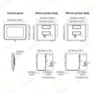 Vj 6530 Tto tốc độ cao máy in chuyển nhiệt cho vffs bao bì phim - Product Image 3