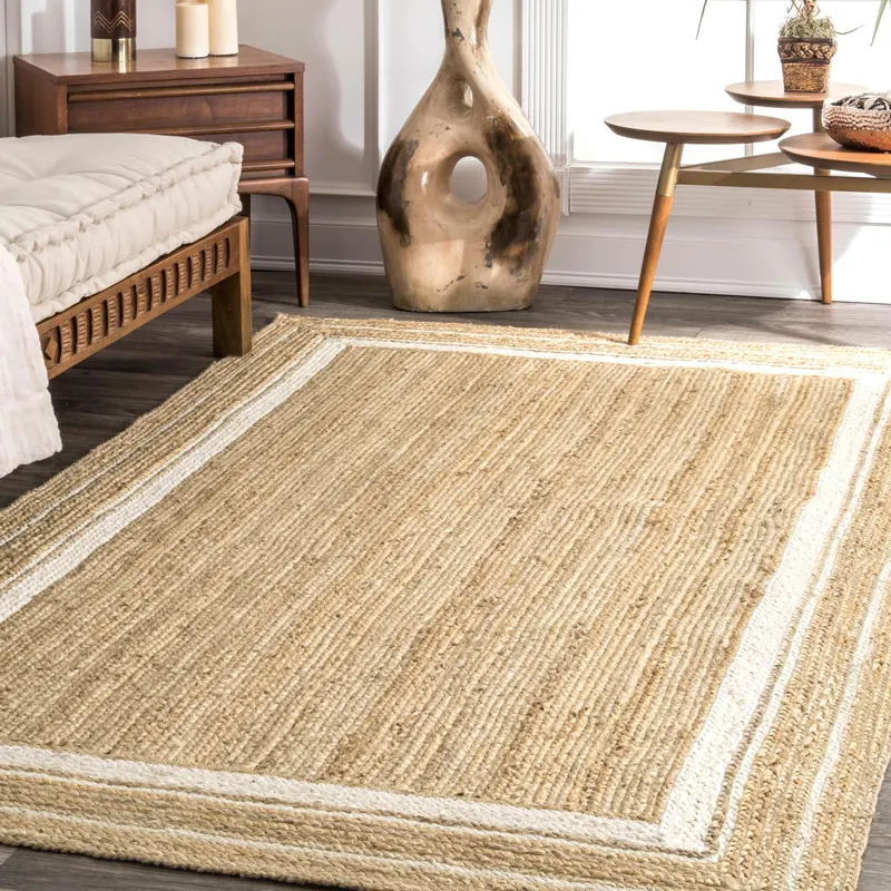 Jute Küche Teppich Jute Hotel Sisal Teppich und zottelige Designer wasch bare Teppiche nach Hause Wohnzimmer Fußmatten