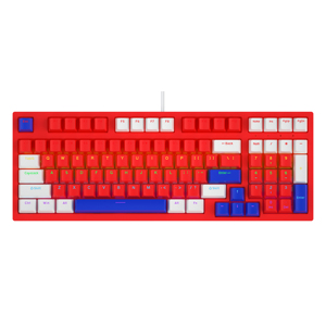 有线小批量彩色RGB键盘定制98键RGB电脑游戏机械键盘 - Product Image 1