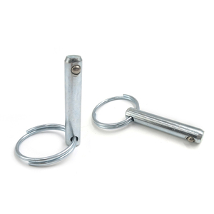 China Fastener Quick Release Ball Lock Pin with Spring Loaded Pull <strong>Lynch</strong> Safety 12mm 8mm 2mm Stainless Steel Cylinder Lock Pin - Product Image 1