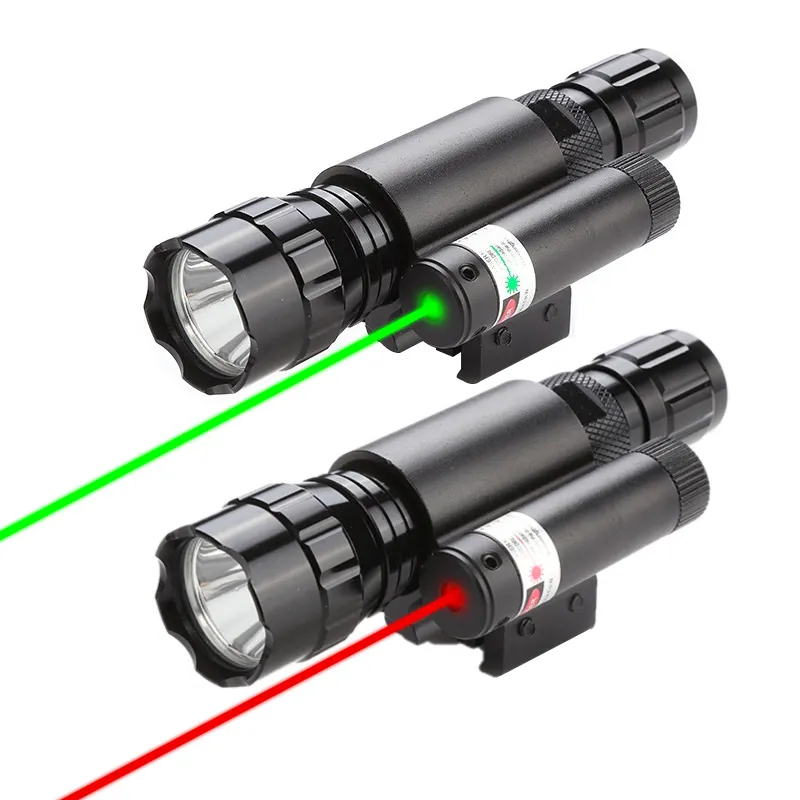 SYQT عالية الطاقة التكتيكية الصيد الدفاع البصر بالليزر الأخضر الأحمر نقطة البصر بالليزر