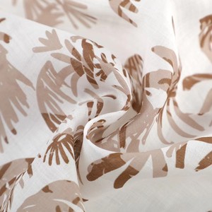 Eco fabbrica Customiation foglia di loto stampato 100% tessuto ramiè per l'abbigliamento - Product Image 2