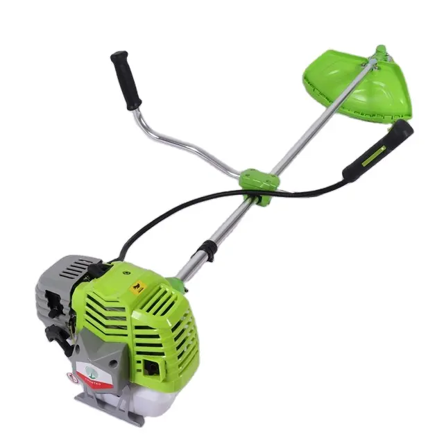 Cortacésped eléctrico de 52CC con Motor de gasolina, cortador de césped de 2 tiempos, cabezal de desbrozadora, mochila de hombro, cortacésped