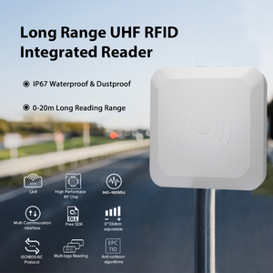 860 ~ 960MHz RFID UHF lungo raggio lettore di schede 8dbi 0 ~ 12m distanza di lettura RS232/WG26/Trigger per il controllo accessi - Product Image 2
