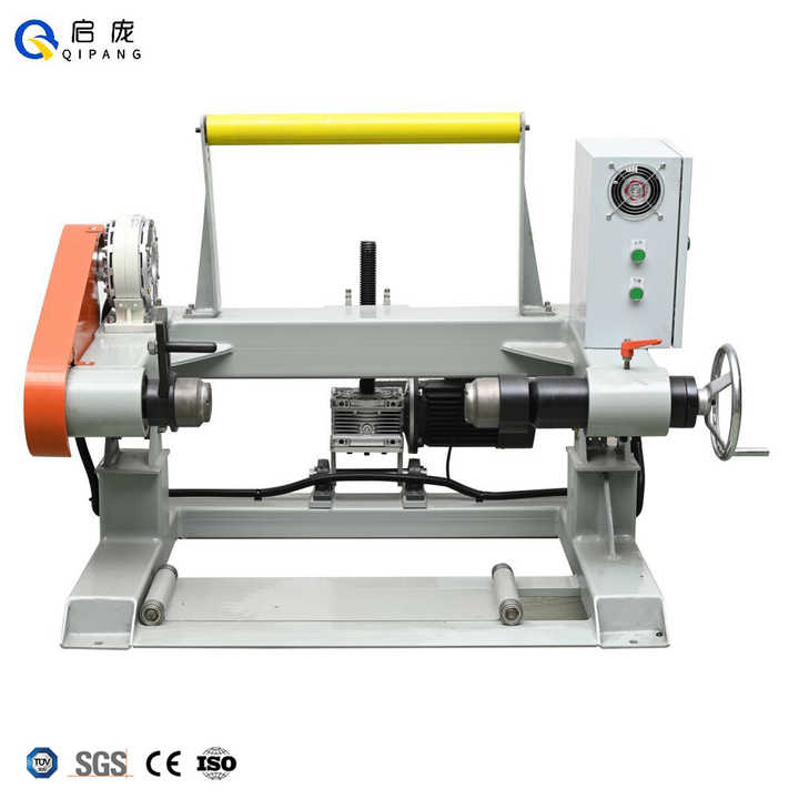 PN1000mm Bobbin Take up and Pay Out Instrument Cable Magnetic Powder Pay-off Machine Copper Wire Shaftless Rewinding Machinery