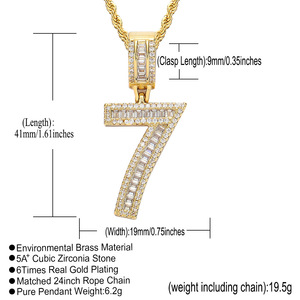 BES新しいヒップホップダイヤモンドバゲットナンバーペンダントゴールドメッキアイスアウト<span class=keywords><strong>0</strong></span> 1 <span class=keywords><strong>2</strong></span> 3 4 5 6 7 89チャームナンバーペンダントジュエリーネックレス