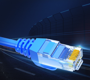 Cavo Ethernet CAT6A non schermato CAT6A OFC 10 Gigabit a banda larga Router collegamento del Computer finito cavo Jumper