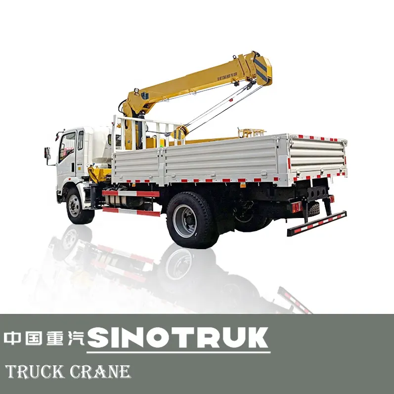Sinotruk Howo, grúa telescópica montada en pluma, grúa de elevación de camiones, camión de 12 toneladas, Camion Grua