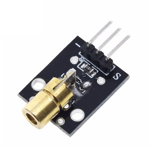 KY-008 650nmレーザーセンサーモジュール6mm 5V 5mW赤ドットダイオード銅ヘッドセンサーキット用Arduinoプロジェクト - Product Image 5