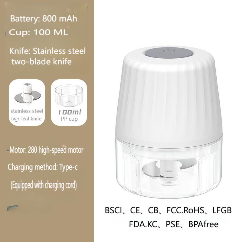 ขาว-100มล. PP (2ใบ)