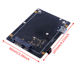 <strong>Raspberry</strong> <strong>Pi</strong> X825 V2.0 Version 2.5 Inch SATA HDD/SSD Storage Expansion Board Acrylic <strong>Case</strong> for <strong>Raspberry</strong> <strong>Pi</strong> 4 Model B - Product Image 5