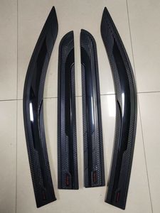 Оптовая продажа, защита от дождя автомобиля, дефлектор бокового стекла, солнцезащитный козырек для <span class=keywords><strong>Toyota</strong></span> Hilux Revo 3D из углеродного волокна - Product Image 4