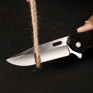 G10 chiến thuật gấp & cố định Blade Knife EDC dao kéo công cụ cho đi bộ đường dài Survival & tự vệ - Product Image 2