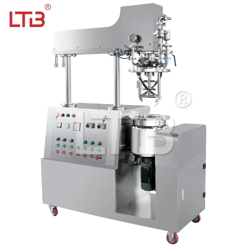 Máquina de fabricación de pasta blanca de goma dental emulsionante al vacío acondicionador homogeneizador DE ALTO cizallamiento