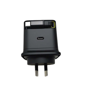 65W GAN Cargador PD de carga rápida 2 puertos 5V/3A Salida 9V/2A Entrada 3a/1.5a/2a/5a Corrientes de Salida 20W 60Hz para uso en computadora portátil Logo - Product Image 1