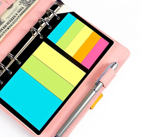 Beauty Custom Loose-leaf Binder Spiral Wire <strong>Notebook</strong> Printing <strong>Memo</strong> Pad Type It Posted Sticky Notes <strong>Notepad</strong> Set - Product Image 1