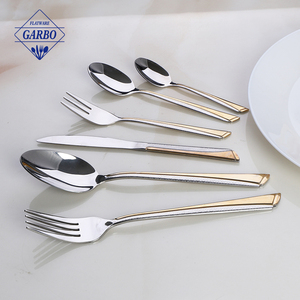 <strong>Manufactured</strong> Factory <strong>Silver</strong> Dinnerware Set Cooper Flatware Set Stainless Steel Dinner Cutlery Fork Spoon Knife Utensil Gift Set - Product Image 3